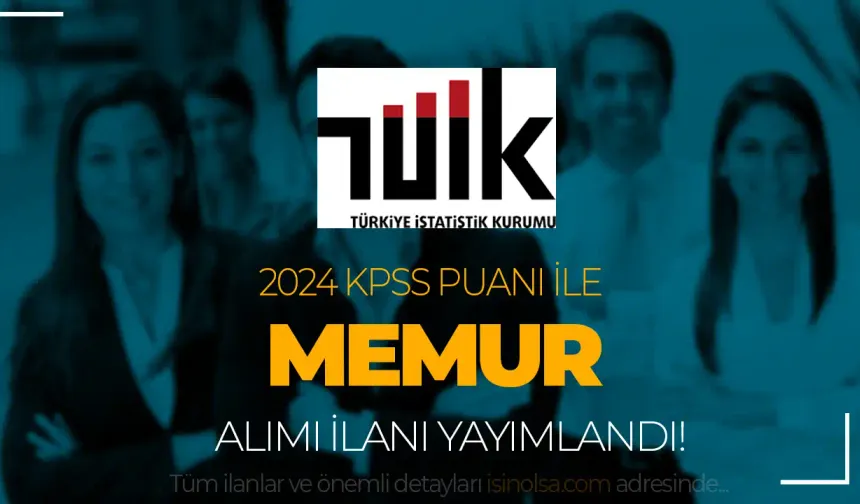 TÜİK Uzman Yardımcısı Alımı