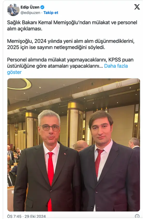 Sağlık Perosneli Açıklaması